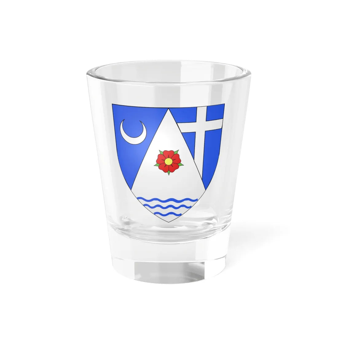 Blason RosemèreQuébec (Canada) (Coat of Arms) Shot Glass 1.5oz 1.5oz - Go Mug Yourself