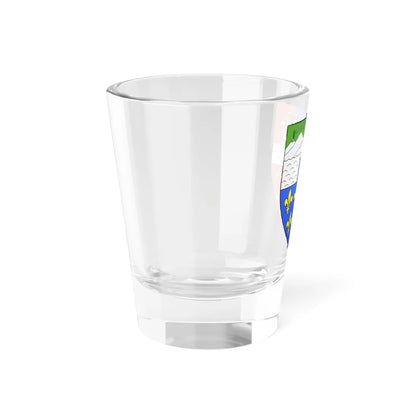 Blason Réunion DOM (France) (Coat of Arms) Shot Glass 1.5oz - Go Mug Yourself