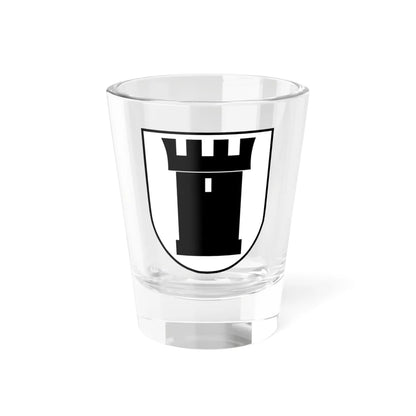 Blason Saillon (Switzerland) (Coat of Arms) Shot Glass 1.5oz 1.5oz - Go Mug Yourself