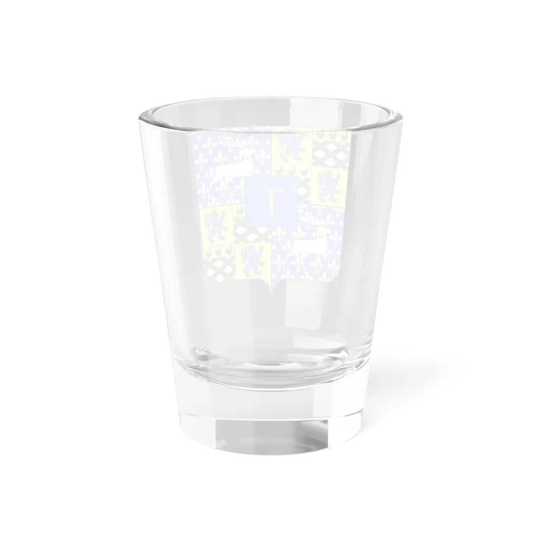 Blason Templeuve-en-Pévèle (France) (Coat of Arms) Shot Glass 1.5oz - Go Mug Yourself