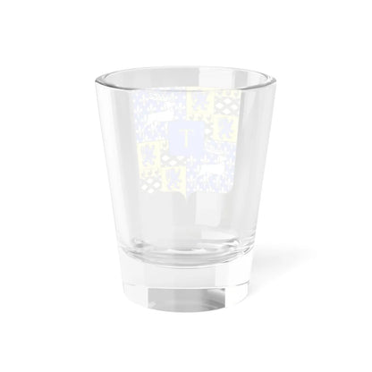 Blason Templeuve-en-Pévèle (France) (Coat of Arms) Shot Glass 1.5oz - Go Mug Yourself