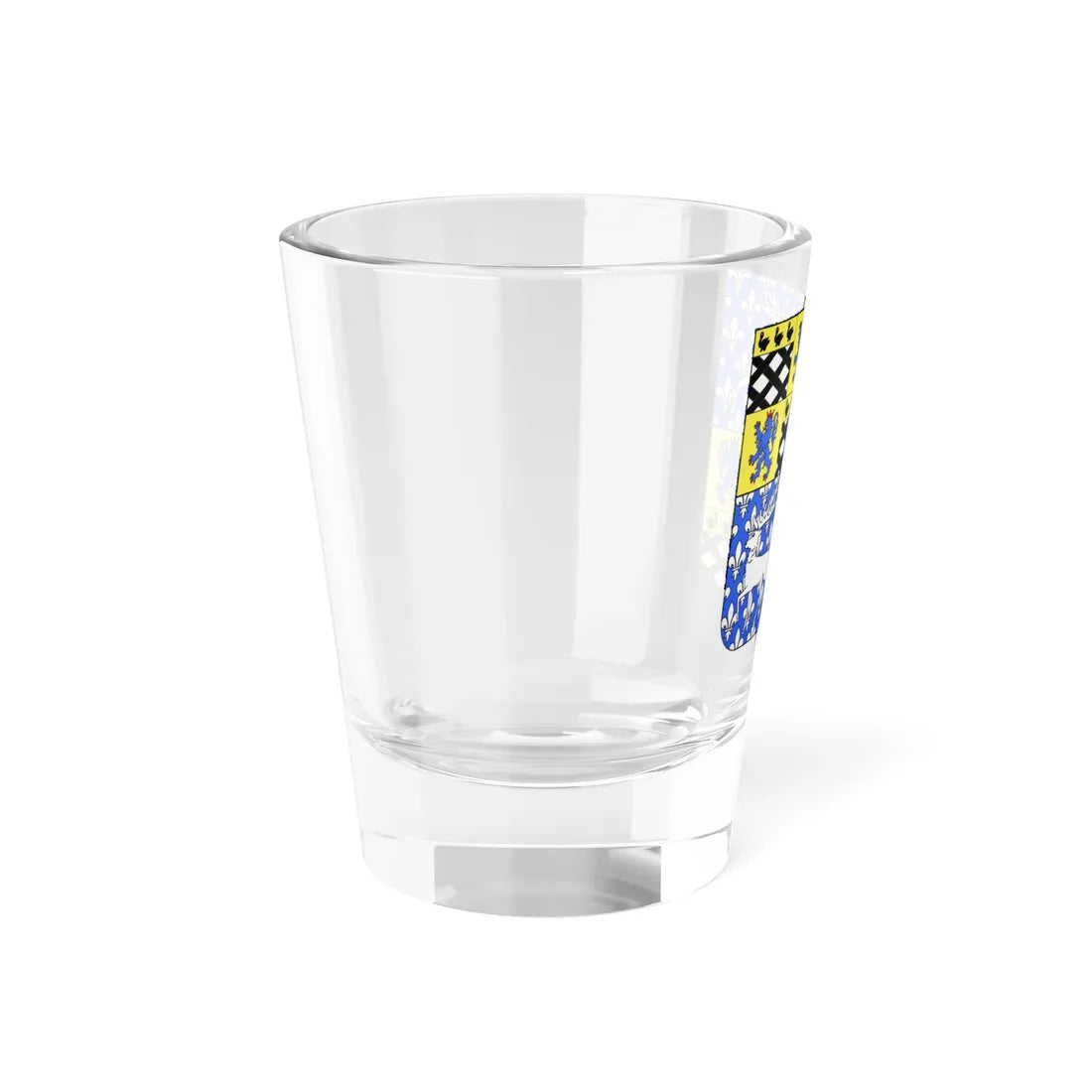 Blason Templeuve-en-Pévèle (France) (Coat of Arms) Shot Glass 1.5oz - Go Mug Yourself