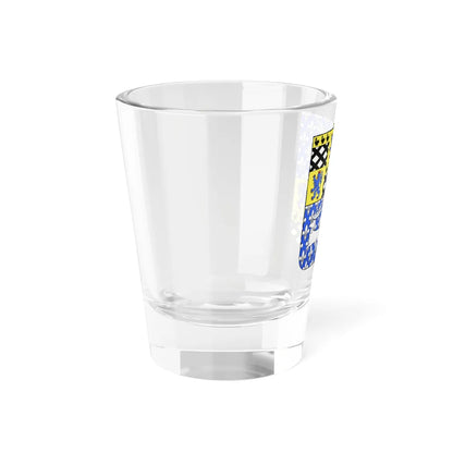 Blason Templeuve-en-Pévèle (France) (Coat of Arms) Shot Glass 1.5oz - Go Mug Yourself