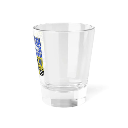 Blason Templeuve-en-Pévèle (France) (Coat of Arms) Shot Glass 1.5oz - Go Mug Yourself