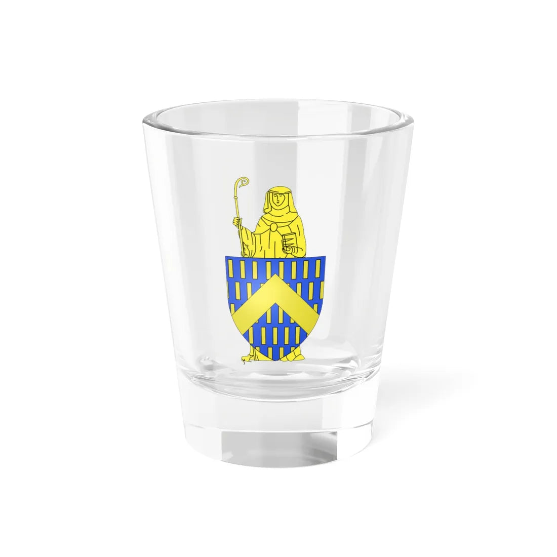 Blason Ternat (Belgium) (Coat of Arms) Shot Glass 1.5oz 1.5oz - Go Mug Yourself