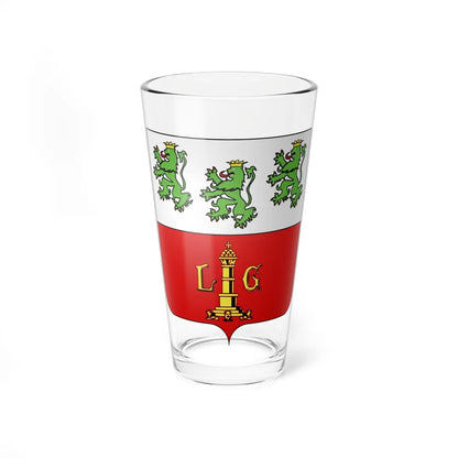 Blason-Theux (Belgium) (Coat of Arms) Pint Glass 16oz 16oz - Go Mug Yourself