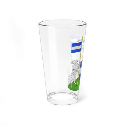 Blason Tirlemont (Belgium) (Coat of Arms) Pint Glass 16oz - Go Mug Yourself