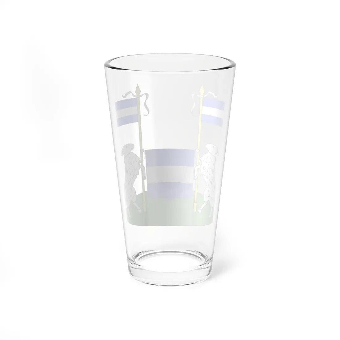 Blason Tirlemont (Belgium) (Coat of Arms) Pint Glass 16oz - Go Mug Yourself