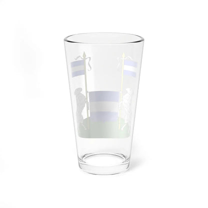 Blason Tirlemont (Belgium) (Coat of Arms) Pint Glass 16oz - Go Mug Yourself
