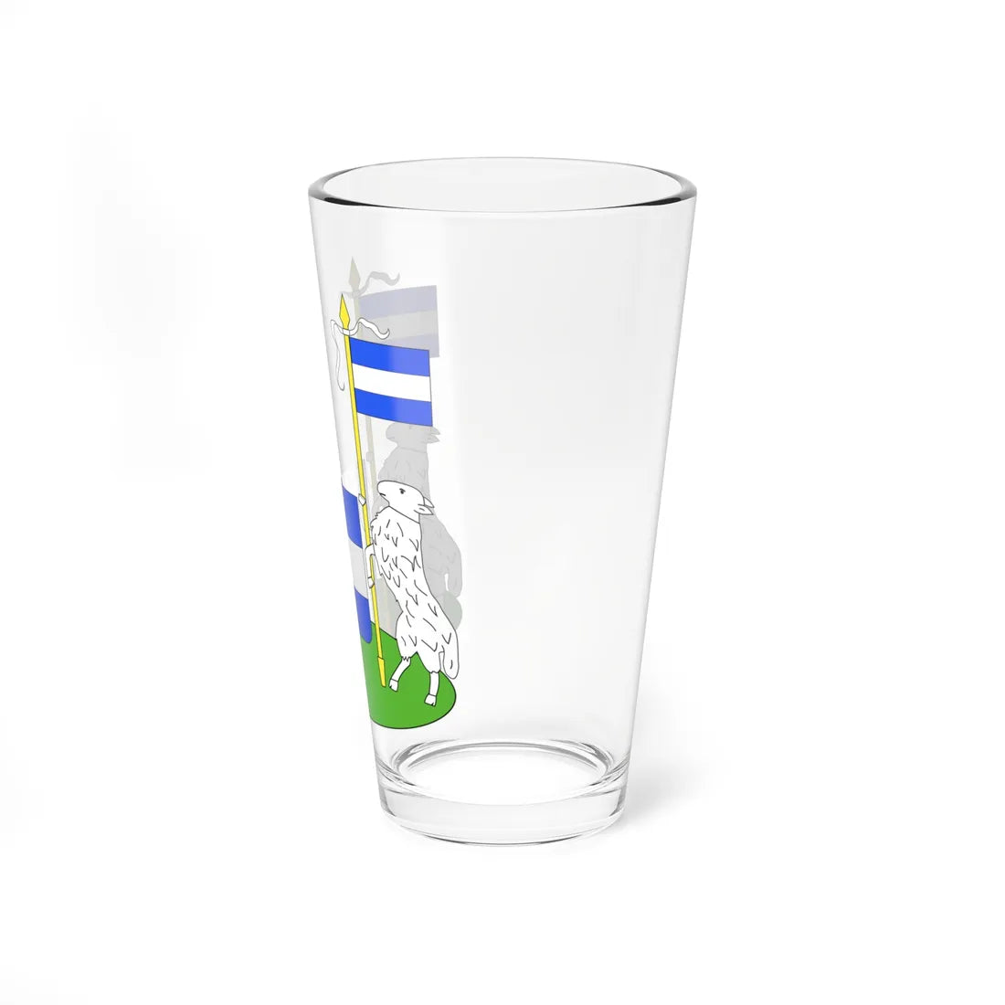 Blason Tirlemont (Belgium) (Coat of Arms) Pint Glass 16oz - Go Mug Yourself