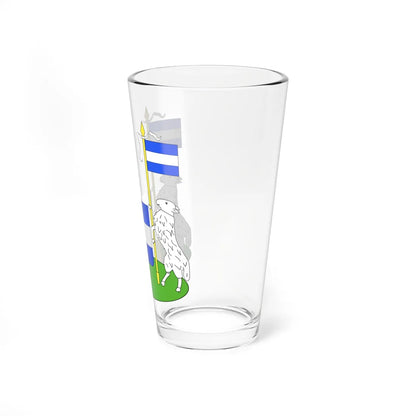 Blason Tirlemont (Belgium) (Coat of Arms) Pint Glass 16oz - Go Mug Yourself