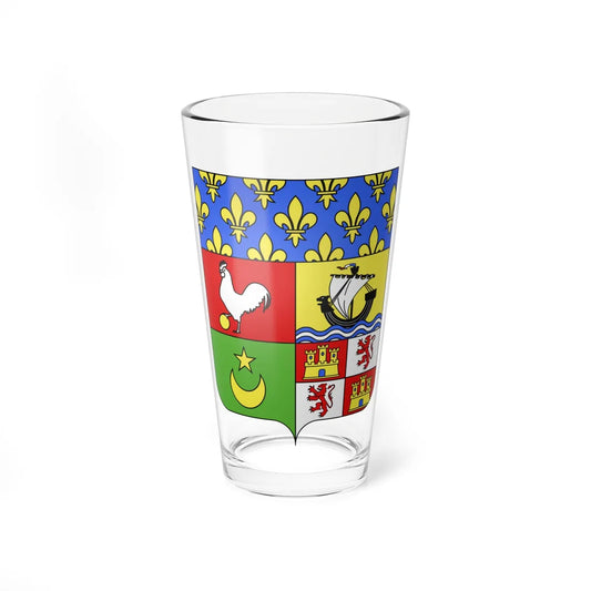Blason ville al Oran Algerie (Algeria) (Coat of Arms) Pint Glass 16oz 16oz - Go Mug Yourself