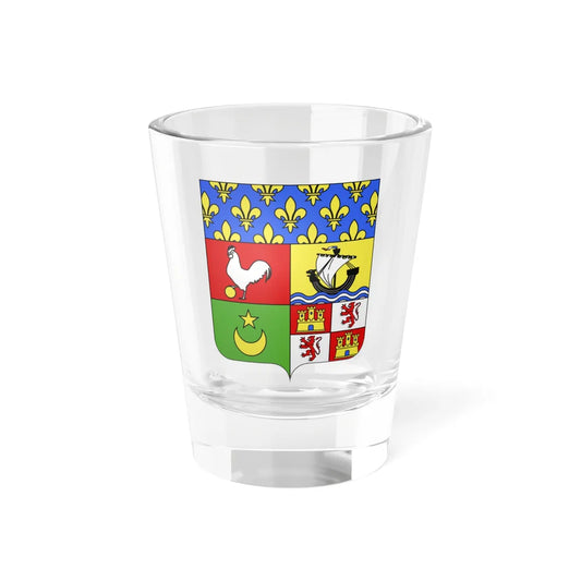 Blason ville al Oran Algerie (Algeria) (Coat of Arms) Shot Glass 1.5oz 1.5oz - Go Mug Yourself