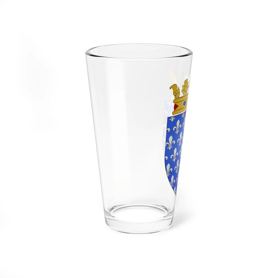 Blason ville be Aiseau-Presles avec couronne (Belgium) (Coat of Arms) Pint Glass 16oz - Go Mug Yourself