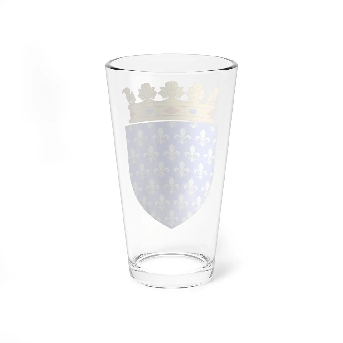 Blason ville be Aiseau-Presles avec couronne (Belgium) (Coat of Arms) Pint Glass 16oz - Go Mug Yourself