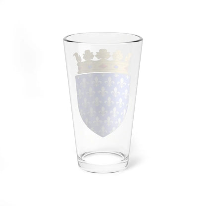 Blason ville be Aiseau-Presles avec couronne (Belgium) (Coat of Arms) Pint Glass 16oz - Go Mug Yourself
