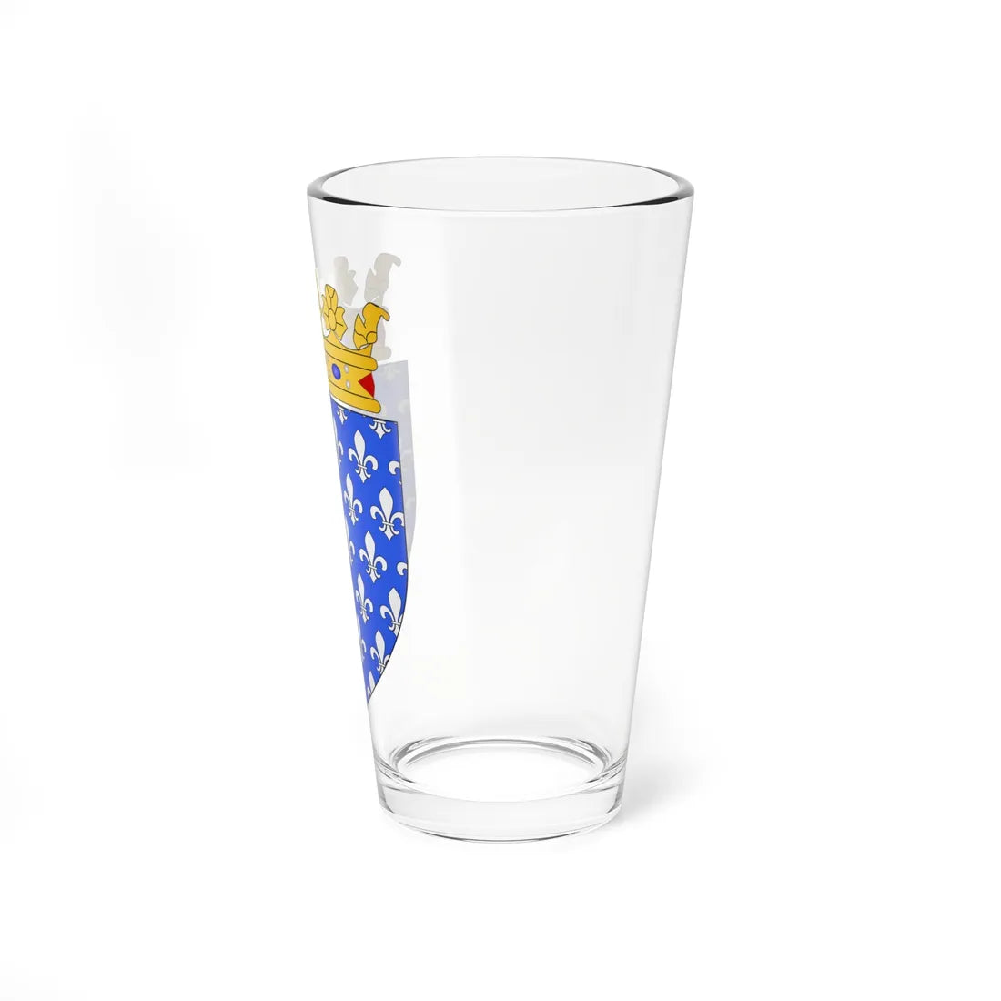 Blason ville be Aiseau-Presles avec couronne (Belgium) (Coat of Arms) Pint Glass 16oz - Go Mug Yourself