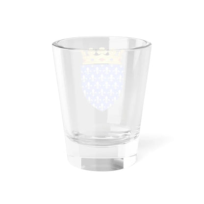 Blason ville be Aiseau-Presles avec couronne (Belgium) (Coat of Arms) Shot Glass 1.5oz - Go Mug Yourself