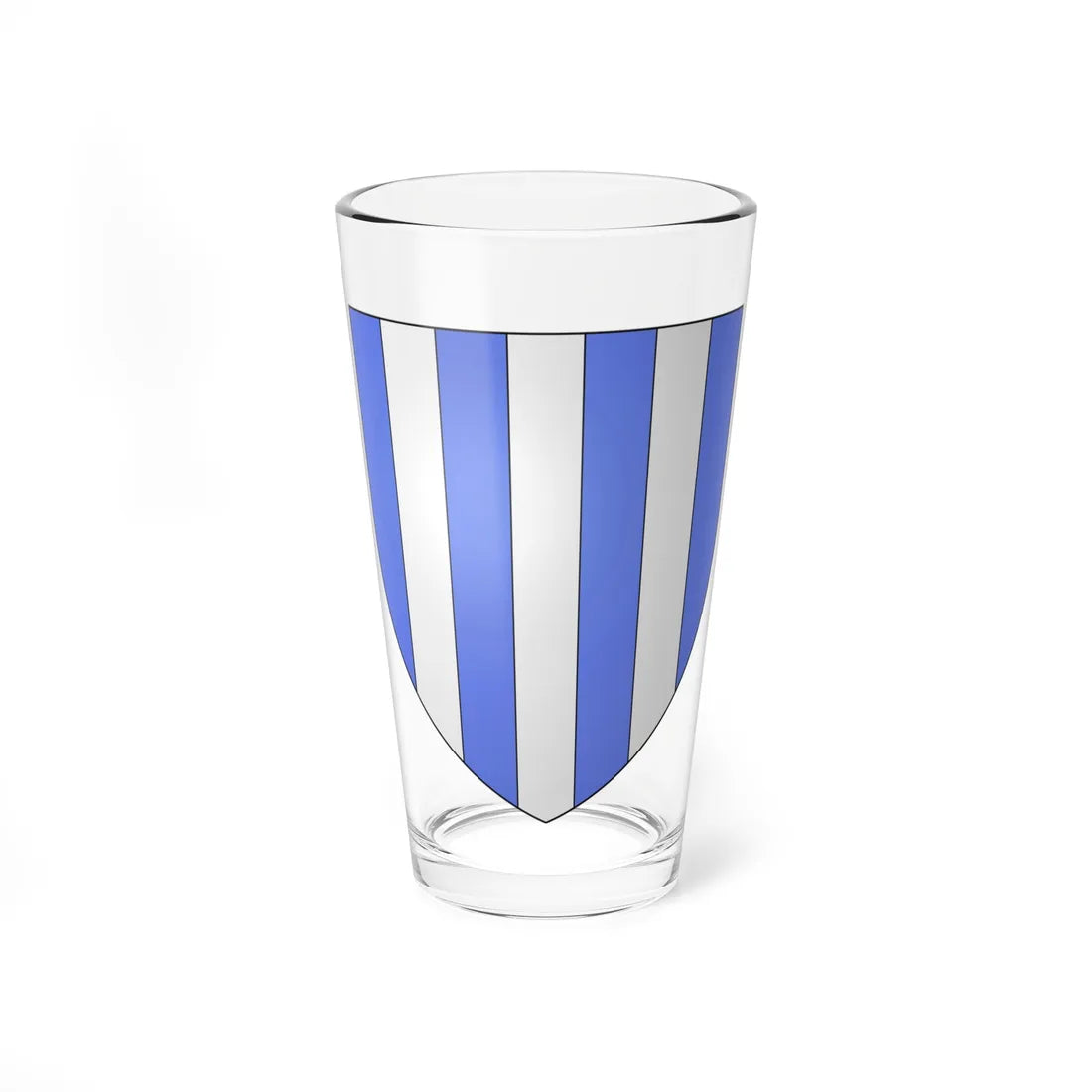 Blason ville be Berlaar sans ornements (Belgium) (Coat of Arms) Pint Glass 16oz 16oz - Go Mug Yourself