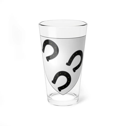 Blason ville be Bertrix Luxembourg (Belgium) (Coat of Arms) Pint Glass 16oz 16oz - Go Mug Yourself