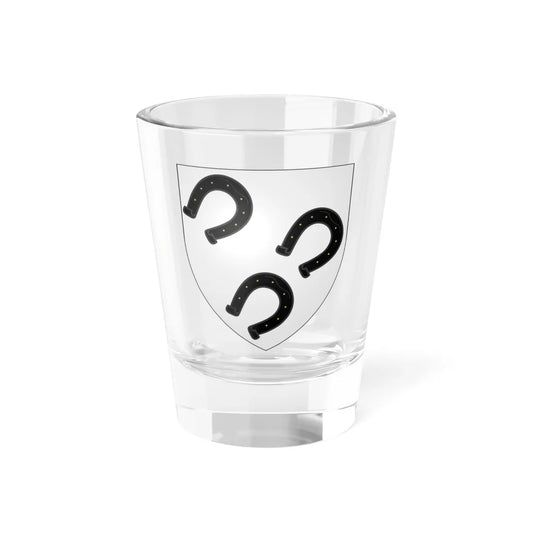 Blason ville be Bertrix Luxembourg (Belgium) (Coat of Arms) Shot Glass 1.5oz 1.5oz - Go Mug Yourself
