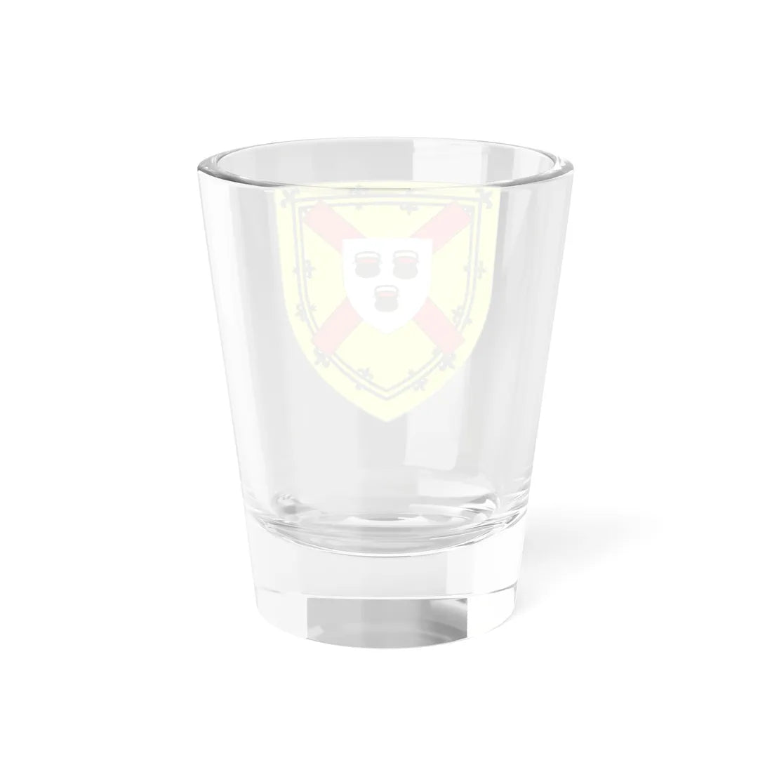 Blason ville be Boussu-en-Fagnes (Belgium) (Coat of Arms) Shot Glass 1.5oz - Go Mug Yourself