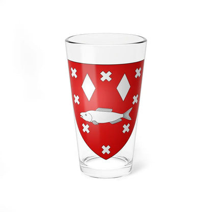 Blason ville be Brasschaat (Belgium) (Coat of Arms) Pint Glass 16oz 16oz - Go Mug Yourself