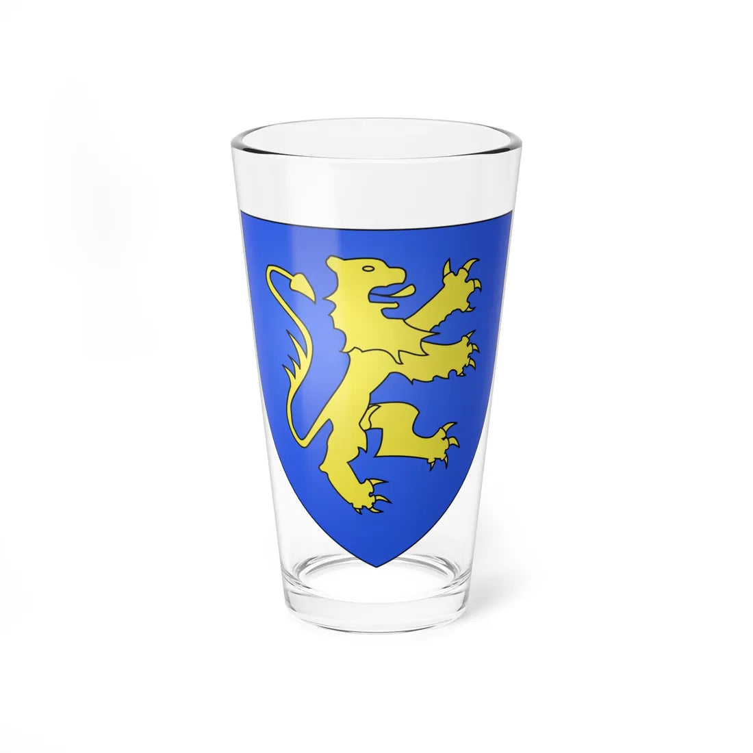 Blason ville be Burst (Belgium) (Coat of Arms) Pint Glass 16oz 16oz - Go Mug Yourself