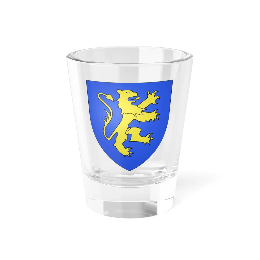 Blason ville be Burst (Belgium) (Coat of Arms) Shot Glass 1.5oz 1.5oz - Go Mug Yourself