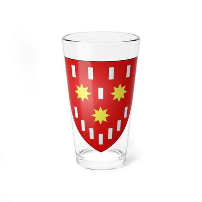 Blason ville be De Pinte (Belgium) (Coat of Arms) Pint Glass 16oz 16oz - Go Mug Yourself