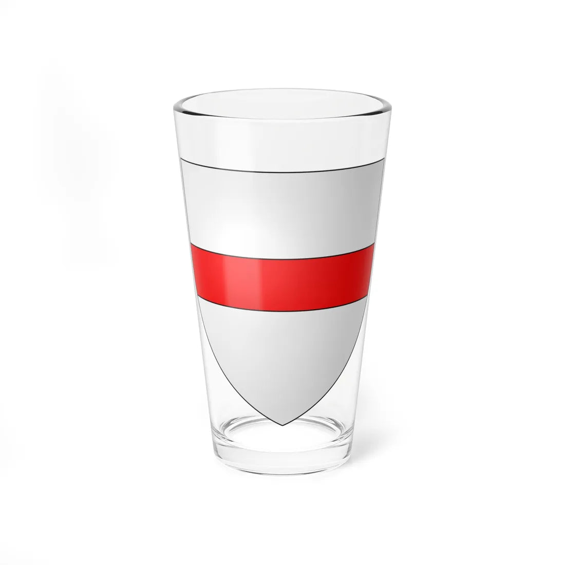Blason ville be Dendermonde (Belgium) (Coat of Arms) Pint Glass 16oz 16oz - Go Mug Yourself