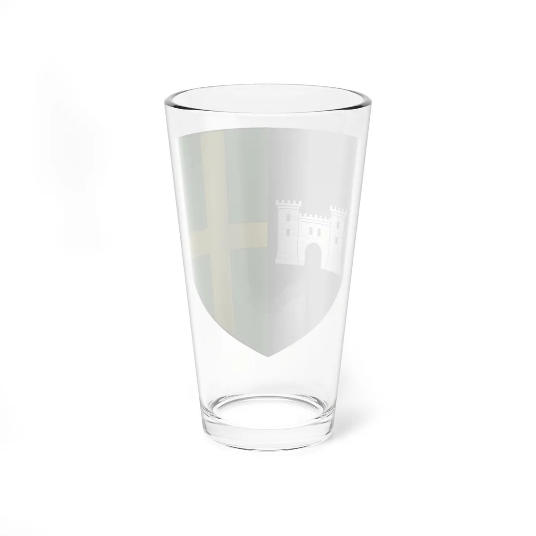 Blason ville be Deurle (Belgium) (Coat of Arms) Pint Glass 16oz - Go Mug Yourself