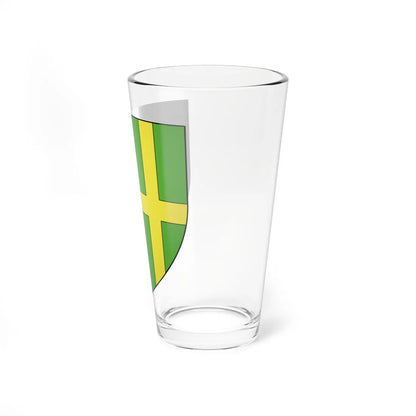 Blason ville be Deurle (Belgium) (Coat of Arms) Pint Glass 16oz - Go Mug Yourself