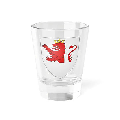 Blason ville be Dinant Namur (Belgium) (Coat of Arms) Shot Glass 1.5oz 1.5oz - Go Mug Yourself
