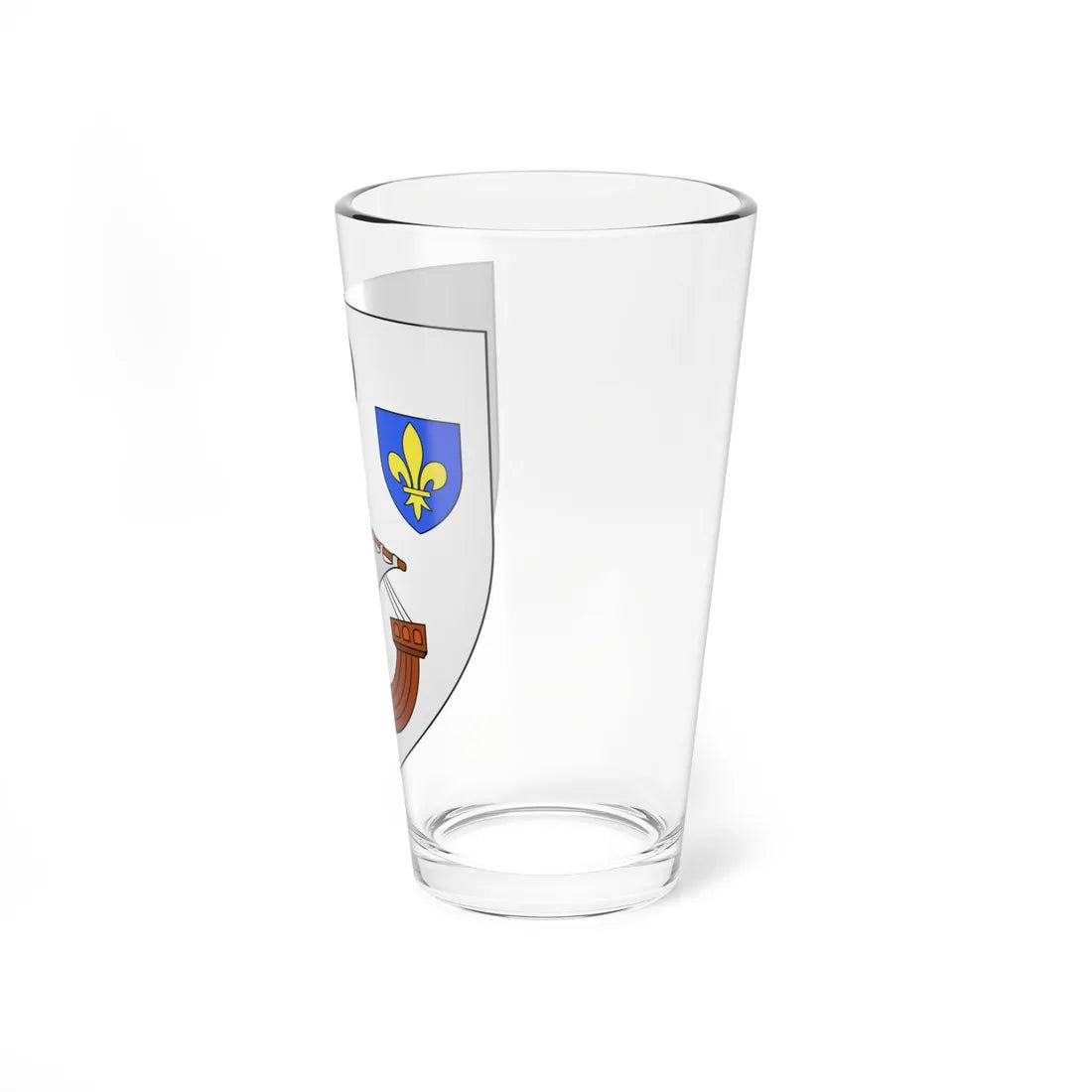 Blason ville be Doel (Belgium) (Coat of Arms) Pint Glass 16oz - Go Mug Yourself