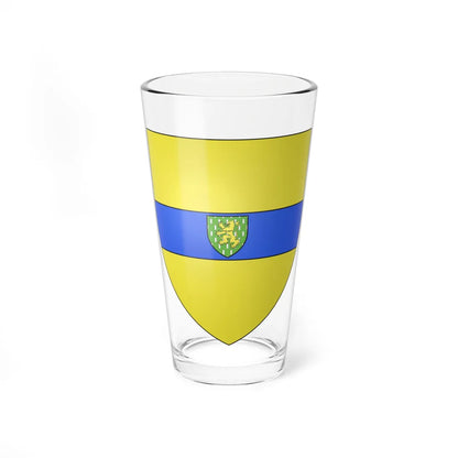 Blason ville BE Dour (Belgium) (Coat of Arms) Pint Glass 16oz 16oz - Go Mug Yourself