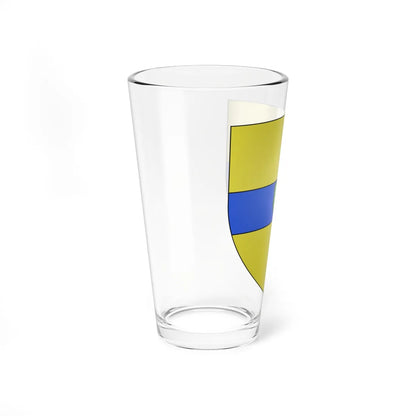 Blason ville BE Dour (Belgium) (Coat of Arms) Pint Glass 16oz - Go Mug Yourself