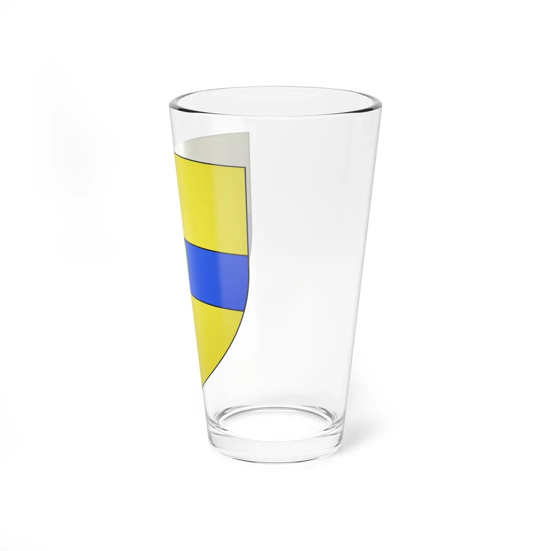 Blason ville BE Dour (Belgium) (Coat of Arms) Pint Glass 16oz - Go Mug Yourself