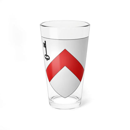 Blason ville be Dudzele (Belgium) (Coat of Arms) Pint Glass 16oz 16oz - Go Mug Yourself