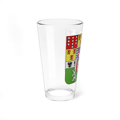 Blason ville be Ecaussinnes (Belgium) (Coat of Arms) Pint Glass 16oz - Go Mug Yourself