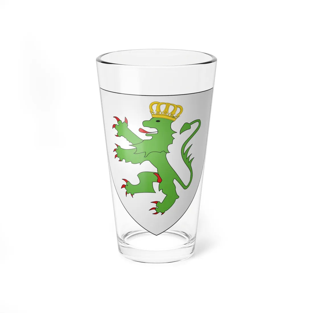Blason ville be Erwetegem (Belgium) (Coat of Arms) Pint Glass 16oz 16oz - Go Mug Yourself