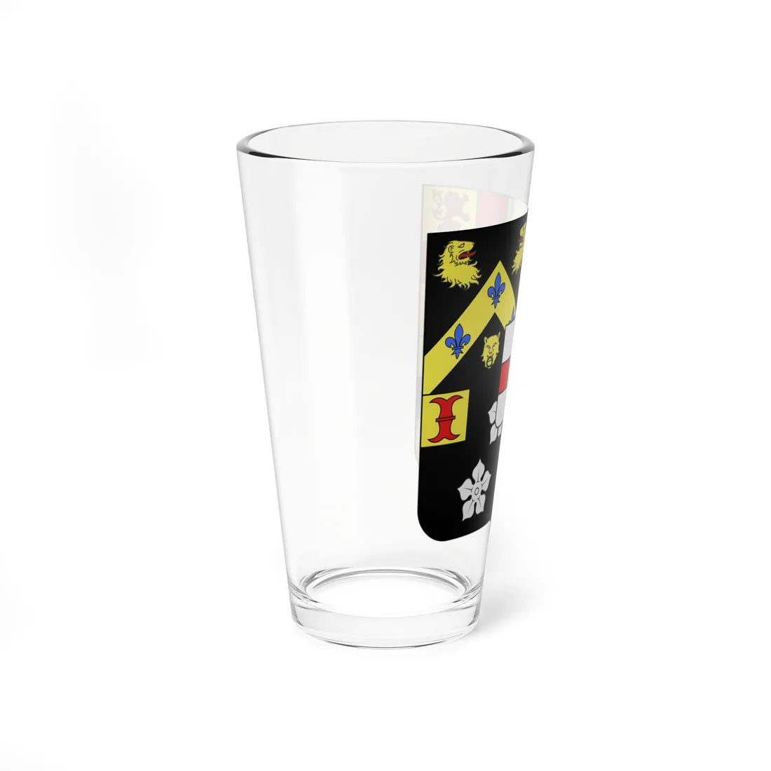 Blason ville be Estaimpuis (Belgium) (Coat of Arms) Pint Glass 16oz - Go Mug Yourself