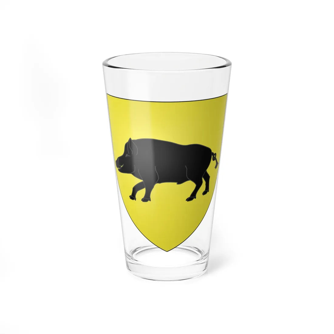 Blason ville be Evergem ancien (Belgium) (Coat of Arms) Pint Glass 16oz 16oz - Go Mug Yourself
