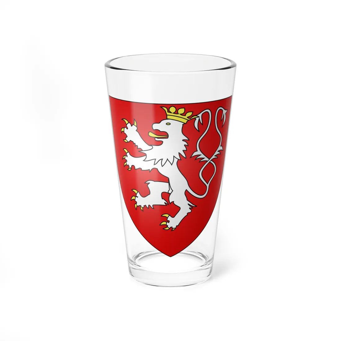 Blason ville BE Fexhe (Belgium) (Coat of Arms) Pint Glass 16oz 16oz - Go Mug Yourself