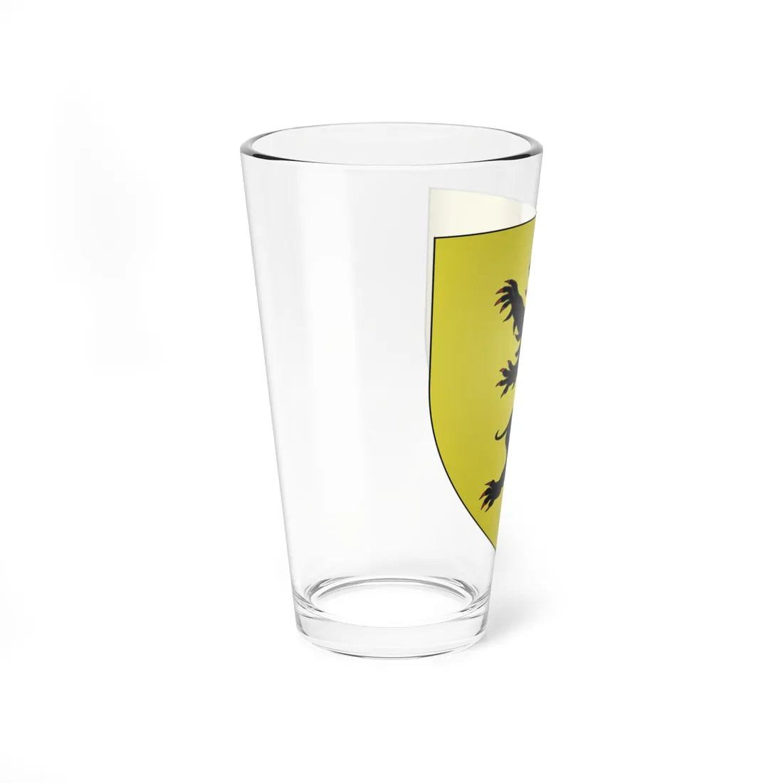 Blason ville be Fleurus Hainaut (Belgium) (Coat of Arms) Pint Glass 16oz - Go Mug Yourself