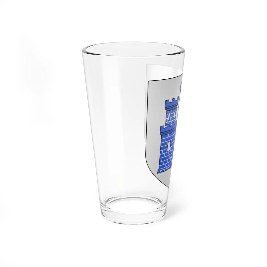 Blason ville be Flobecq (Belgium) (Coat of Arms) Pint Glass 16oz - Go Mug Yourself