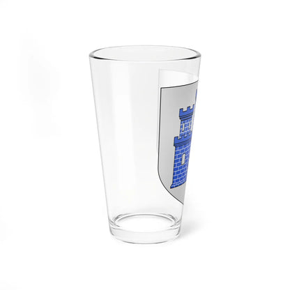 Blason ville be Flobecq (Belgium) (Coat of Arms) Pint Glass 16oz - Go Mug Yourself