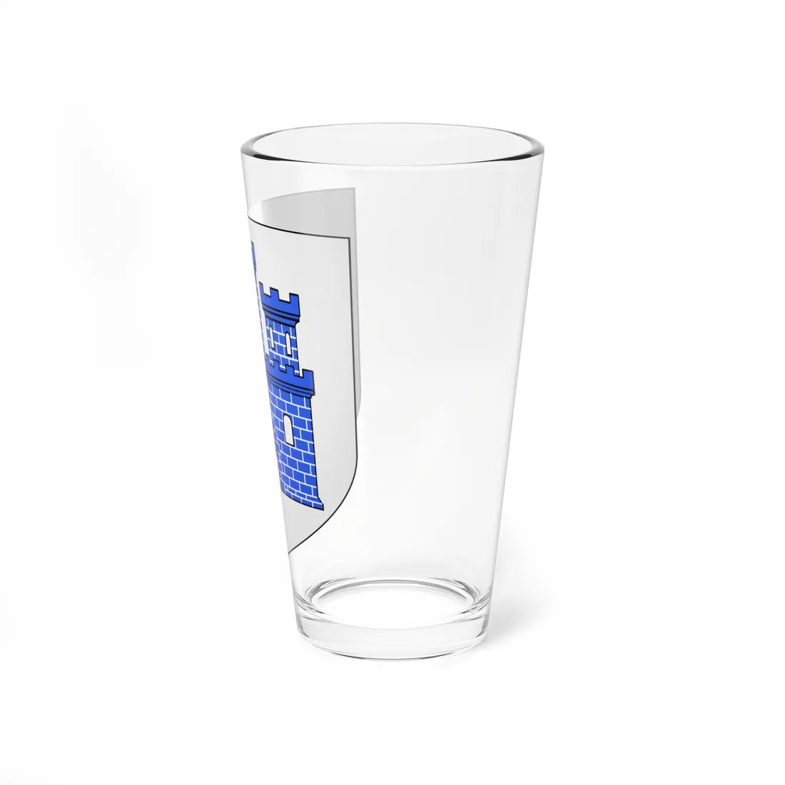 Blason ville be Flobecq (Belgium) (Coat of Arms) Pint Glass 16oz - Go Mug Yourself