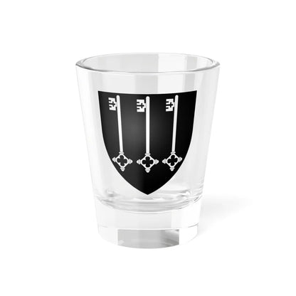 Blason ville be Gembloux Namur (Belgium) (Coat of Arms) Shot Glass 1.5oz 1.5oz - Go Mug Yourself