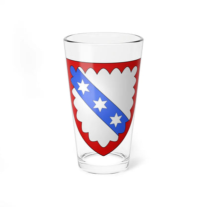 Blason ville be Gijzegem (Belgium) (Coat of Arms) Pint Glass 16oz 16oz - Go Mug Yourself